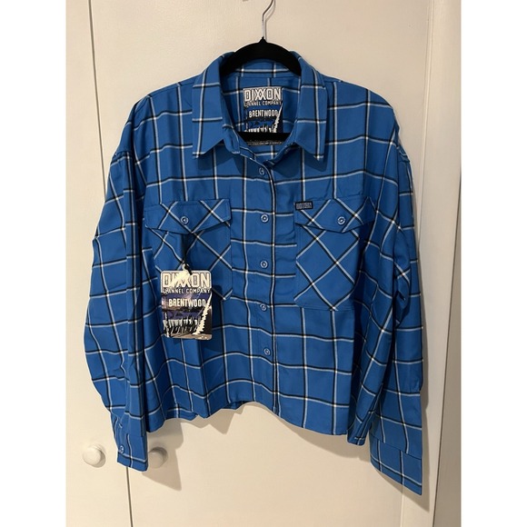 NWT Dixxon Flannel Company Brentwood Women's Size 2X Cropped Edition Button Up - Picture 1 of 7